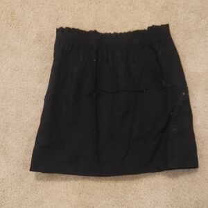 J. Crew Black Mini Skirt